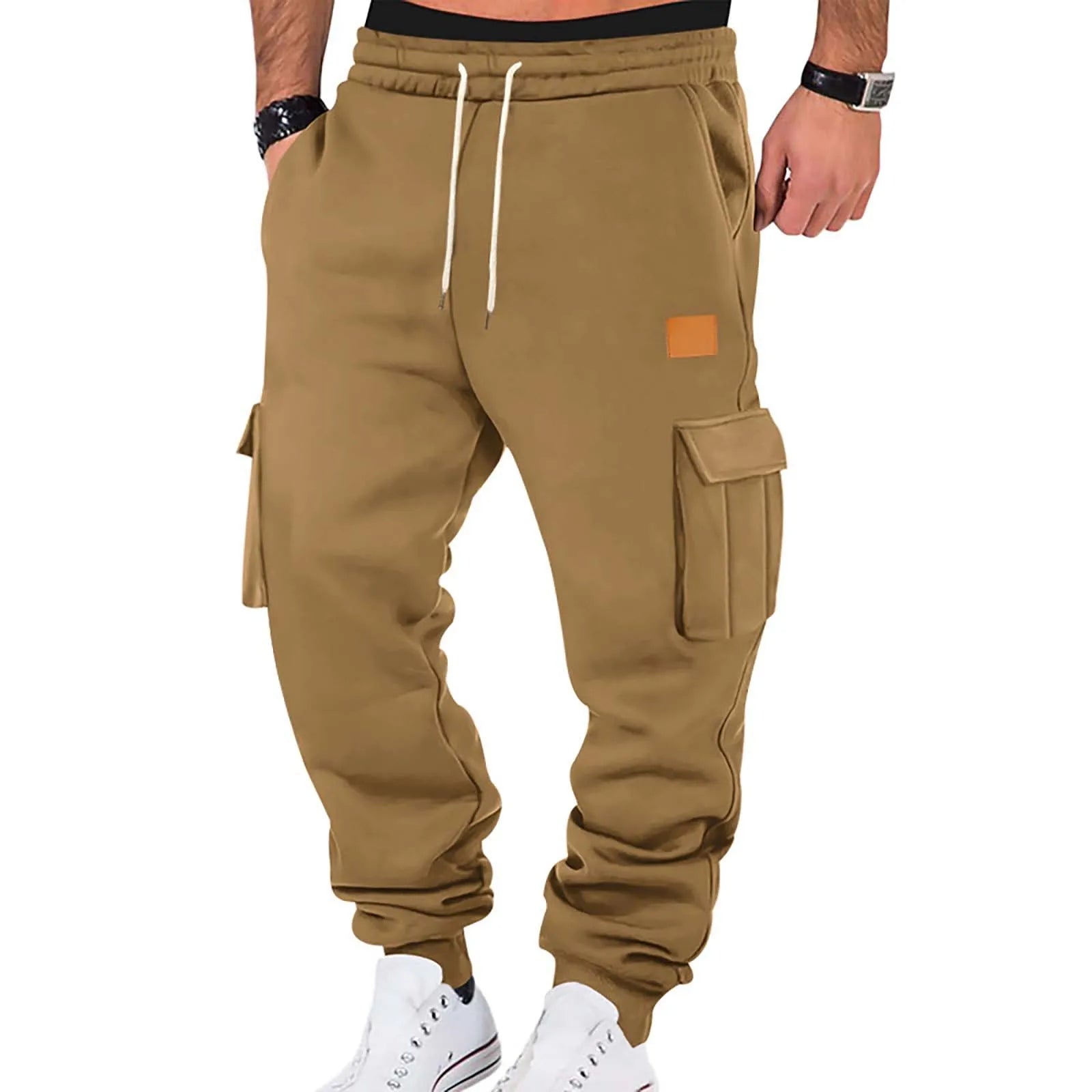 Men's Casual Cargo Pants | Loose Baggy Multi-Pocket Sweatpants – Wellness-Whirl