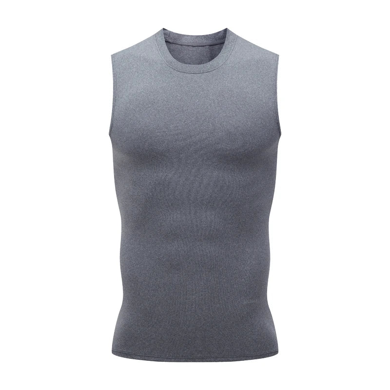 Men's Compression Sleeveless Gym Tank Top | Fitness Training Shirt – Wellness-Whirl