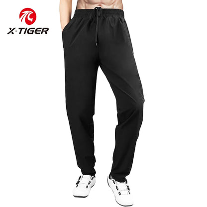 X-TIGER Men's Waterproof Cycling Pants | Quick-Dry Outdoor Sports Trousers