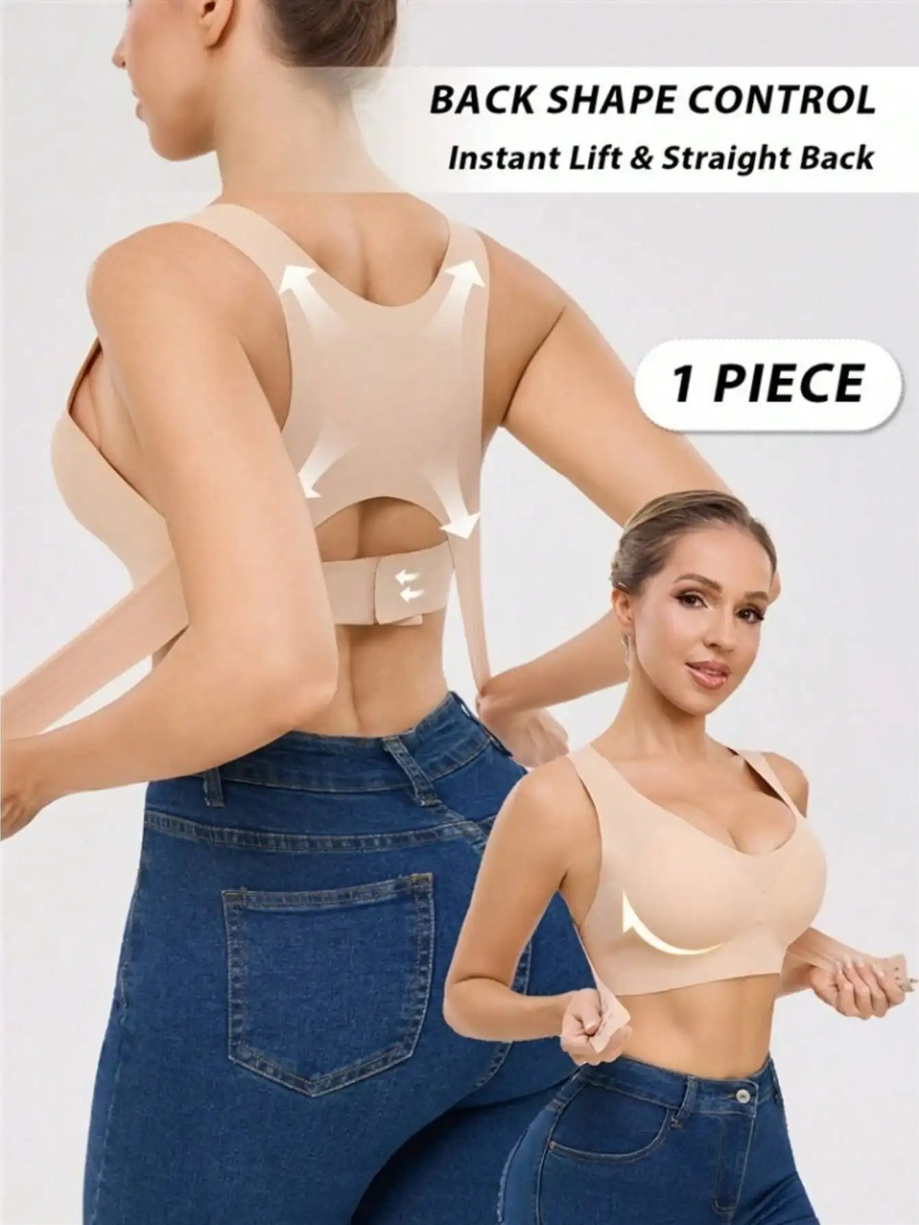 Yoga Fitness Sportswear For Gym And Daily Training, Soft Breathable Non-Removable Molded Cups, Summer Vibes Bra