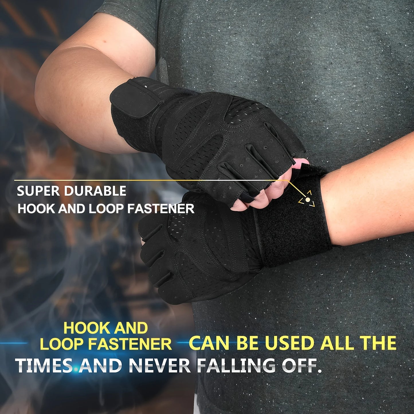 Gym Weightlifting Gloves with Wrist Support | Men & Women
