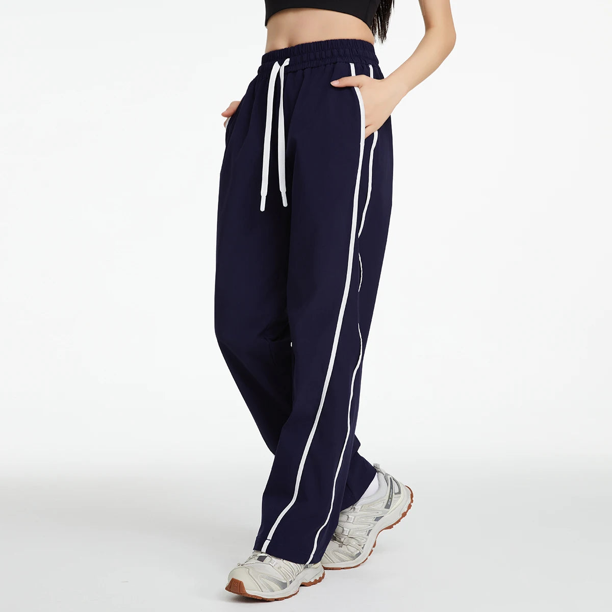 Sports Trousers Women Summer Cool Windproof Outdoor Mountaineering Loose Casual Wide-leg Pants Quick-drying Sun Protection Pants