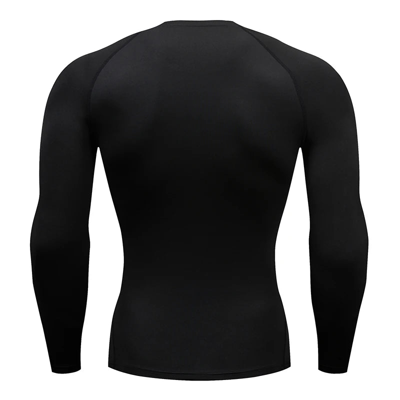 Men's Long Sleeve Compression Running Shirt