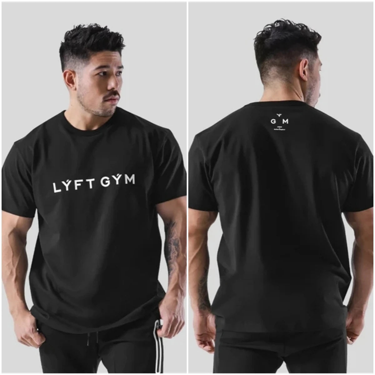 Men's Cotton Gym T-Shirt | Fitness Bodybuilding Tee