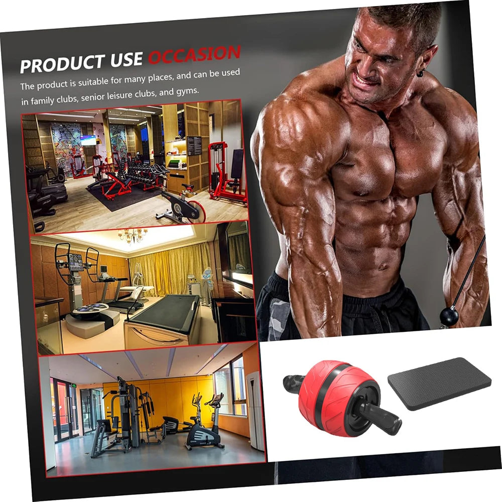 Rebound Ab Roller with Knee Mat | Home Gym Core & Abs Strength Trainer – Wellness-Whirl