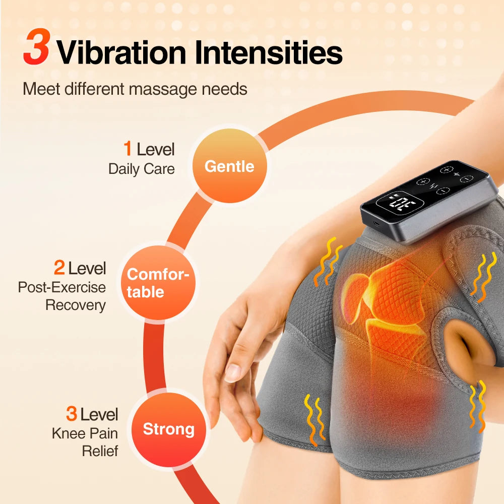 Electric Heating Knee & Shoulder Massager | Joint Pain Relief