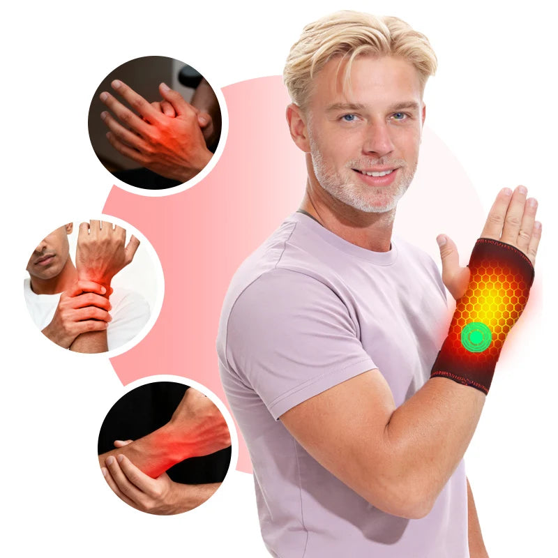 Heated Wrist Vibration Pad | 3 Heat Levels | For Daily Comfort & Relaxation
