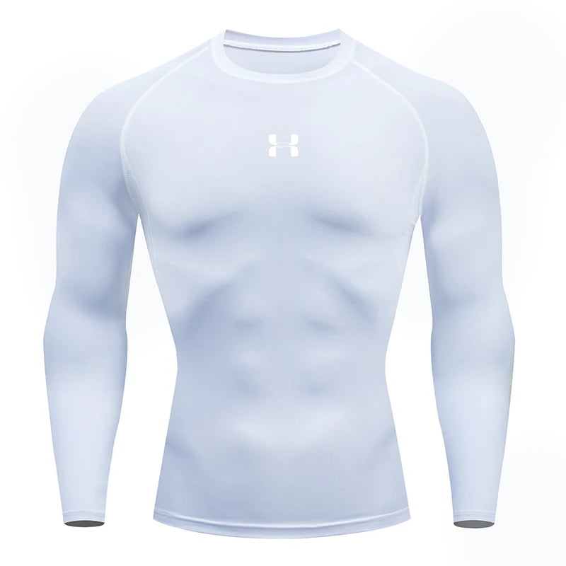Men's Long Sleeve Compression Running Shirt