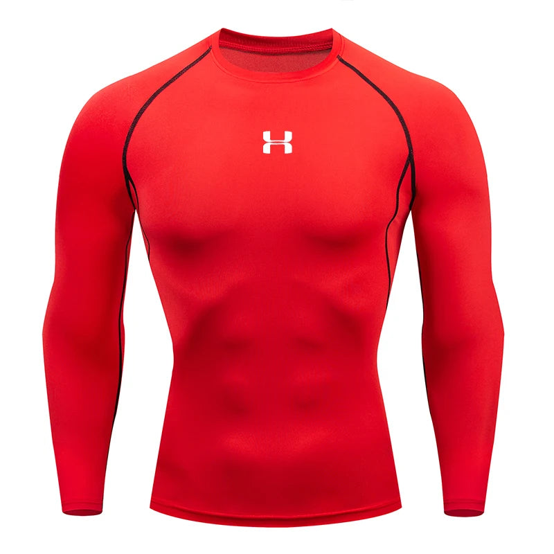 Men's Long Sleeve Compression Running Shirt