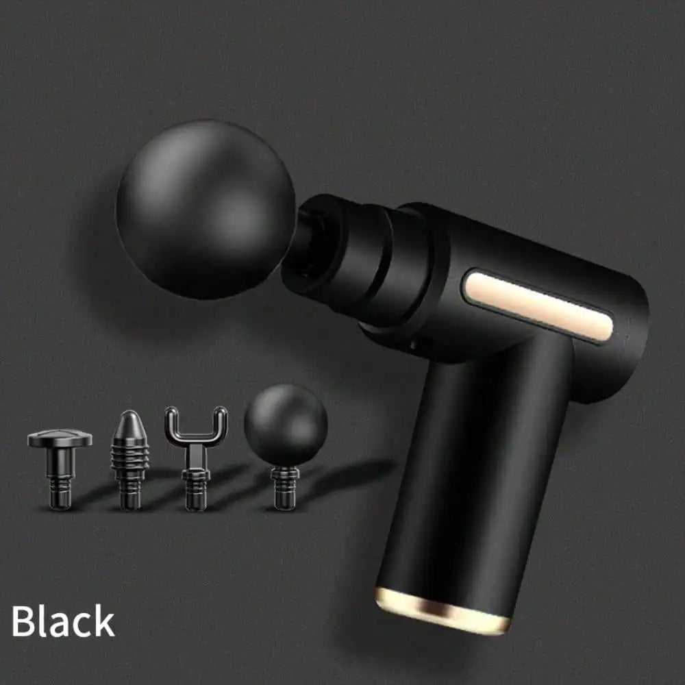 Electric Fascia Massage Gun, Portable Muscle Massager With LED Touch Screen