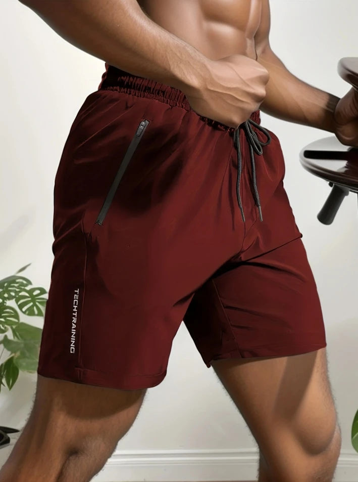 Men's  Summer Gym Workout Running Cycling, Quick Drying Breathable   Shorts, Wellness-Whirl
