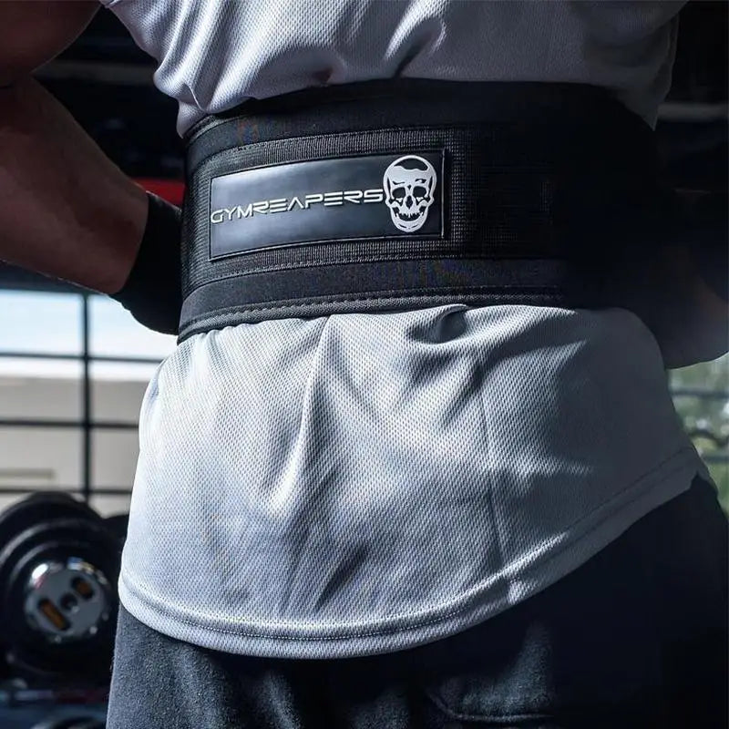 Nylon Weight Lifting Belt | Men & Women Gym Support Belt for Powerlifting & Squats