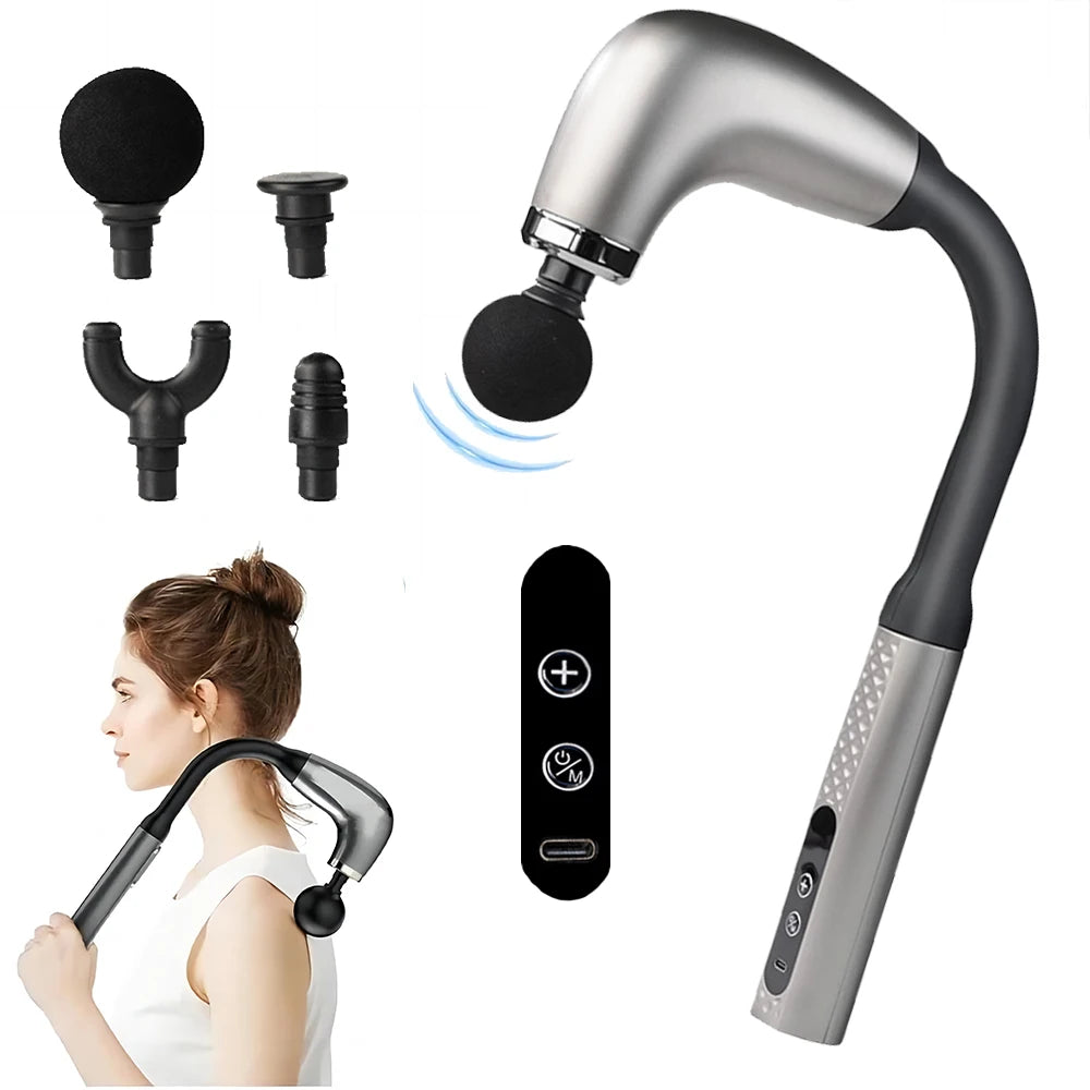 Rechargeable Handheld Massage Gun | 9 Modes & Intensity Levels