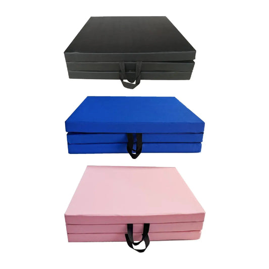 Three Fold Exercise Mat Gymnastics Balance Mat Lightweight Portable Home Cardio