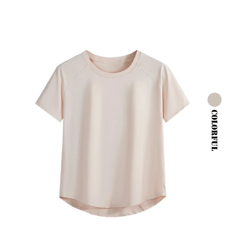 2pcs Yoga Set Women Summer Sports Suit 2 Piece Sportswear Outfits Female Short Sleeve Fitness Tops Running Shorts Sets New