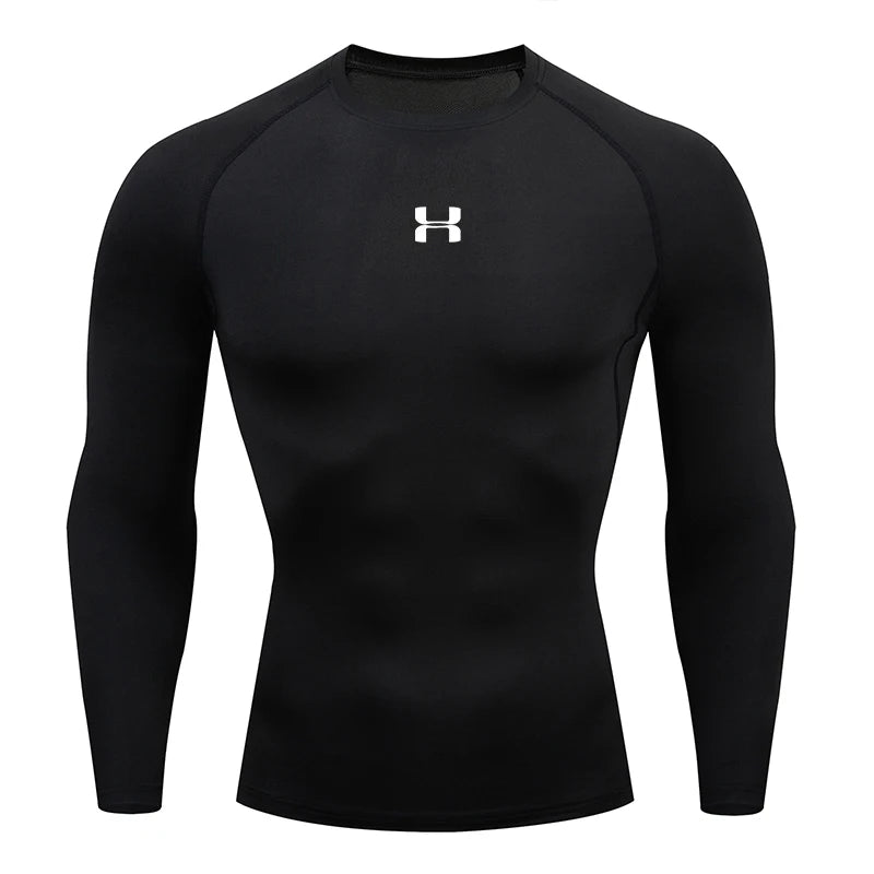 Men's Long Sleeve Compression Running Shirt