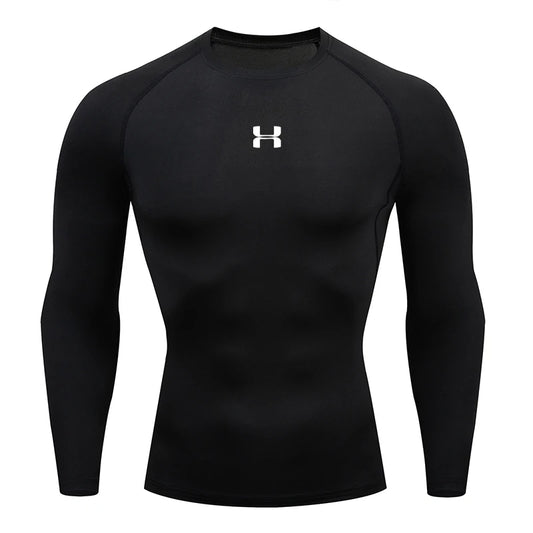 Men's Long Sleeve Compression Running Shirt