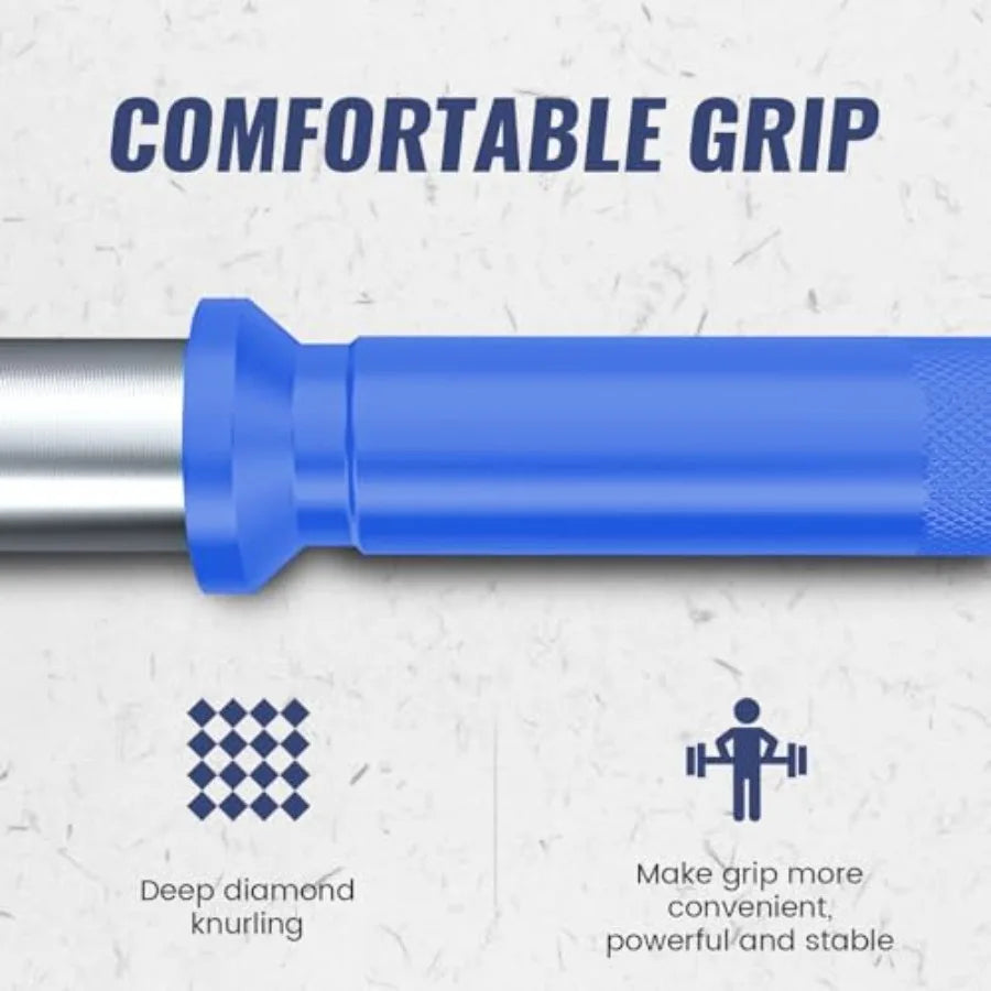 5FT/6FT Standard Barbell 350LB | Home Gym Strength Bar