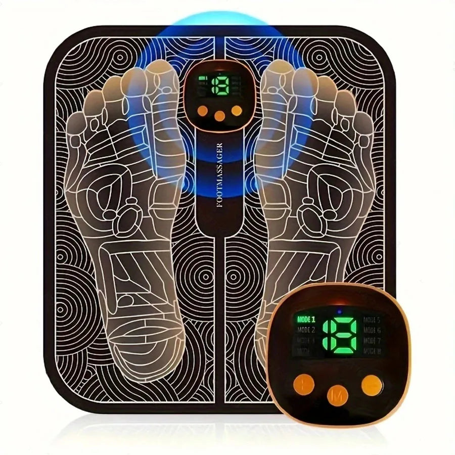 Foot & Back Massager with LCD Display & Remote | Wellness-Whirl