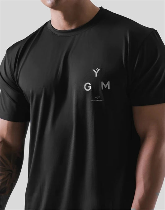 Men's Cotton Gym T-Shirt | Fitness Bodybuilding Tee