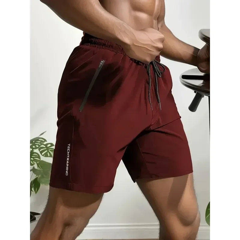 1 piece men's casual style comfortable shorts, summer fitness clothing, quick-drying comfortable shorts
