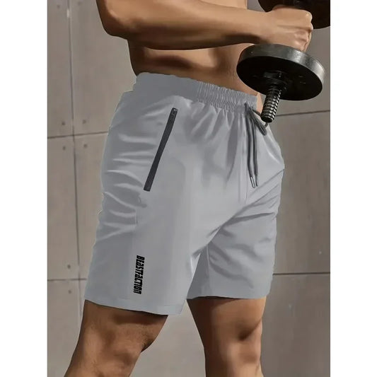 1 piece men's casual style comfortable shorts, summer fitness clothing, quick-drying comfortable shorts