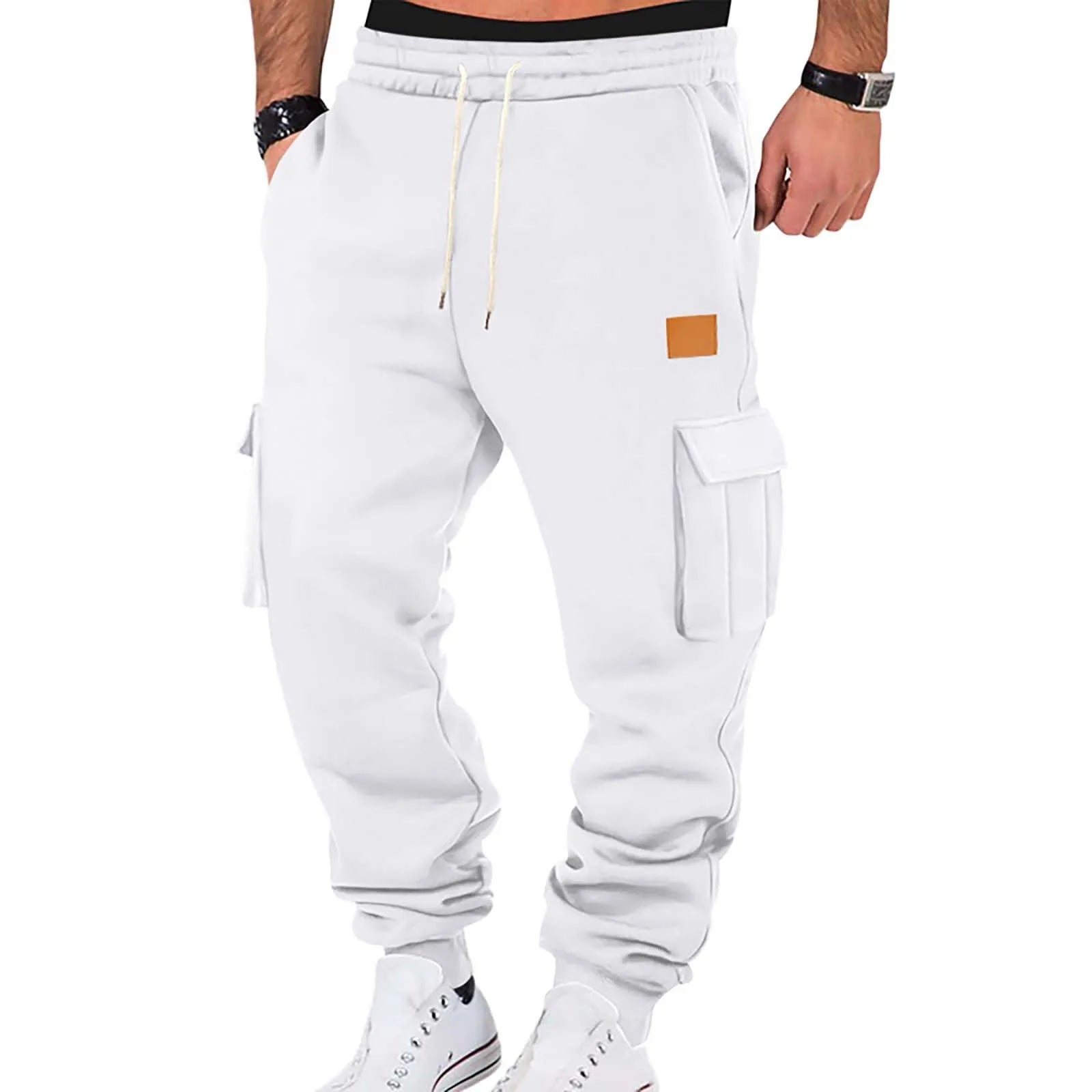 Men's Casual Cargo Pants | Loose Baggy Multi-Pocket Sweatpants – Wellness-Whirl