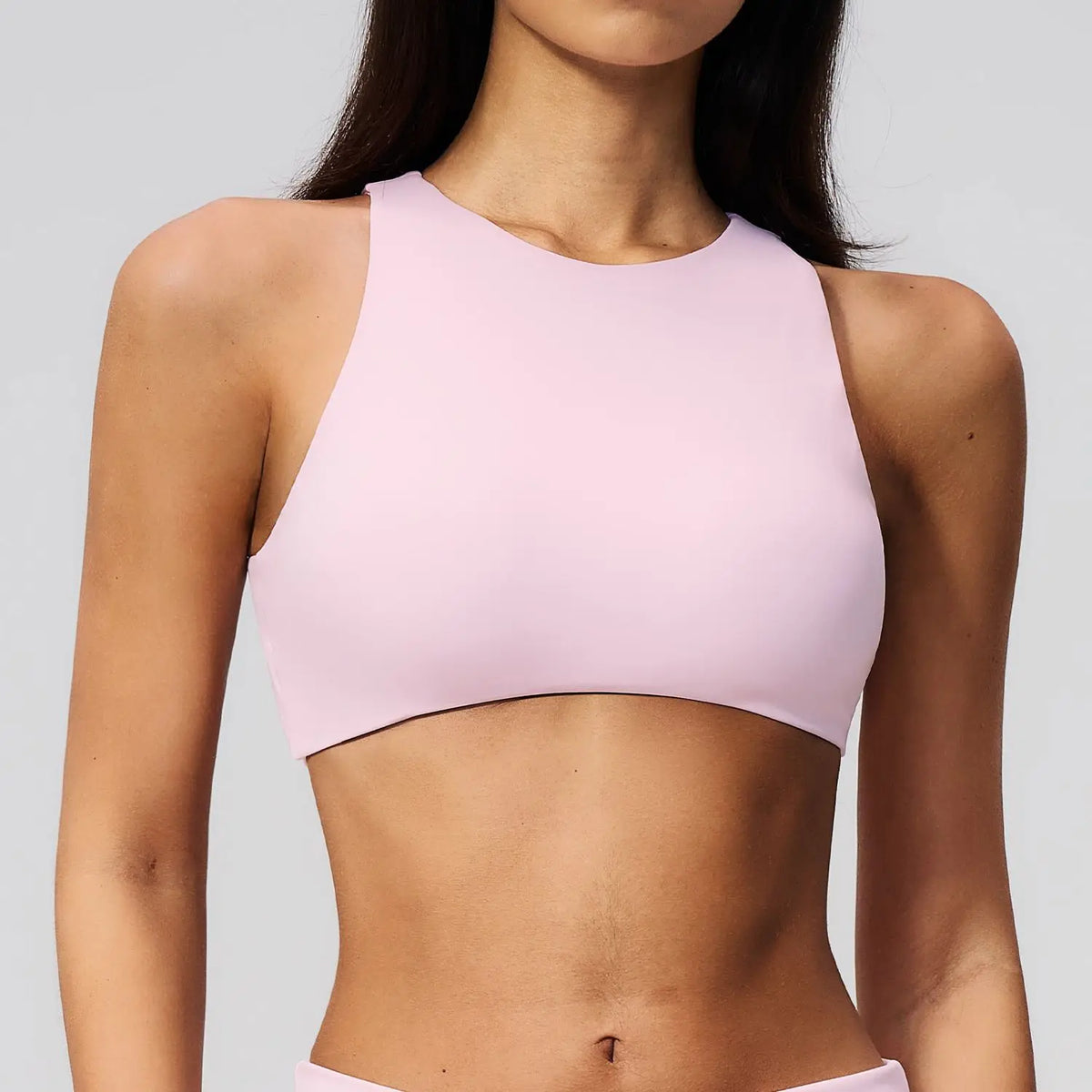 Luxury 2-in-1 Yoga Tank Top with Built-In Bra | Women's Seamless Workout Vest