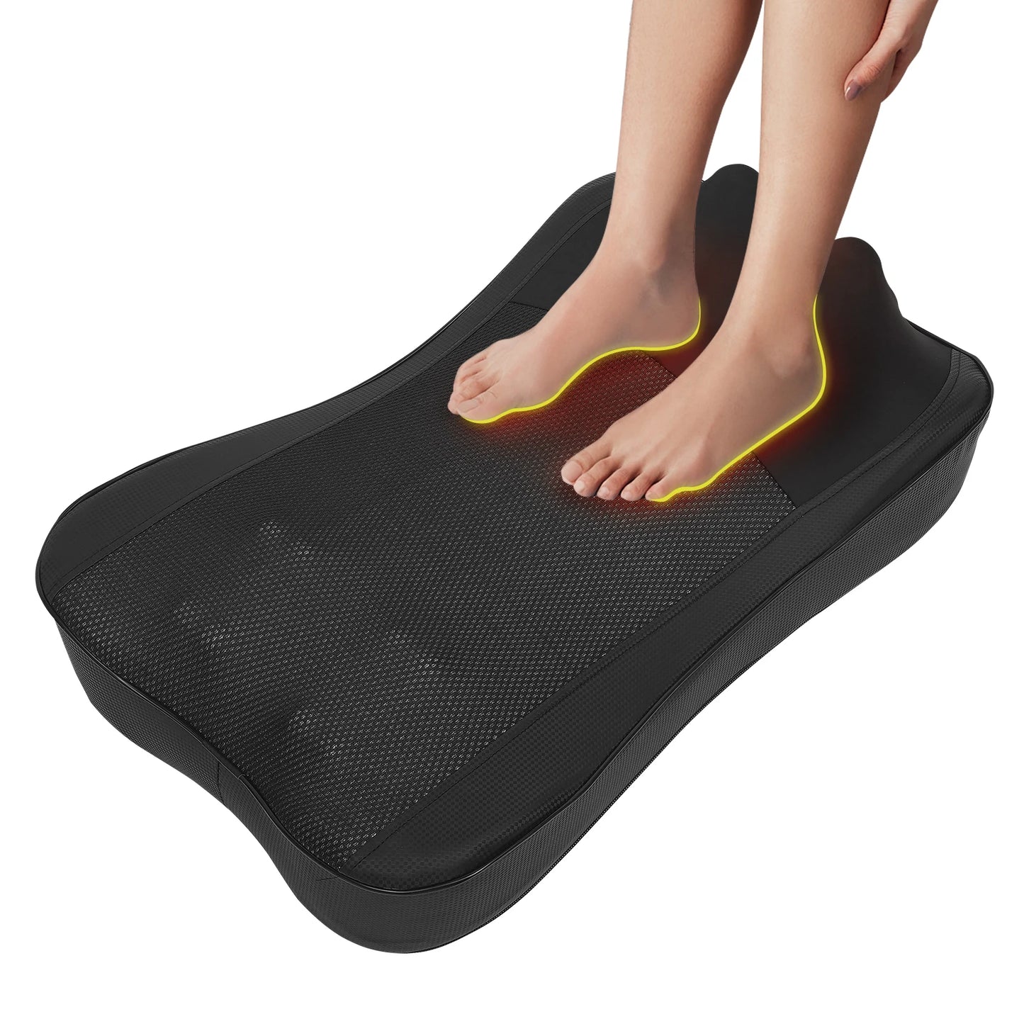 36W Electric Heated Back Massager | 3-Level Neck, Shoulder & Waist Relief