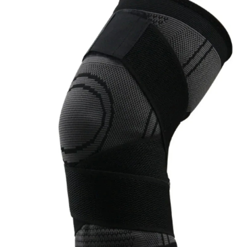 2pcs Set Sports Fitness Running Hiking Basketball Knee Support Straps Warmth-Retaining Athletic Knee Braces with Support Straps