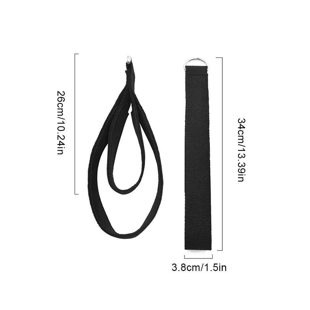 2PCS Pilates Straps Fitness D-Ring ,Yoga Strap Exercise Accessories for Home Gym Workouts
