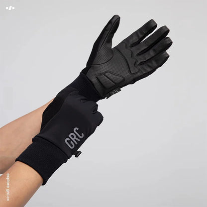 GRC Winter Cycling Gloves TECH Series Windproof Thermal XRD Shockproof Full Finger MTB Road Bike Gloves