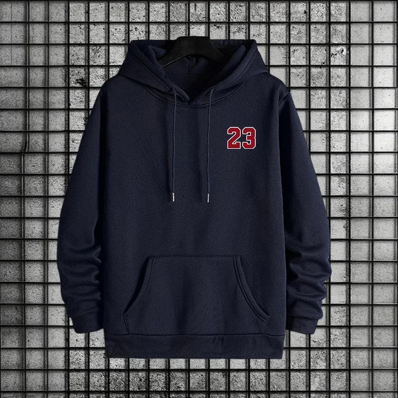 2025 Men's Vintage Sport Tracksuit Set College Style Hoodie and Classic Joggers Fall Winter Daily Training Sweatshirt Sweatpants