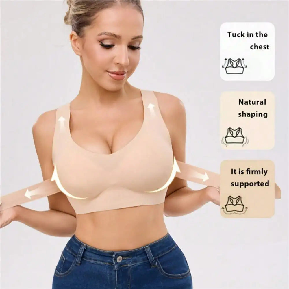 Yoga Fitness Sportswear For Gym And Daily Training, Soft Breathable Non-Removable Molded Cups, Summer Vibes Bra