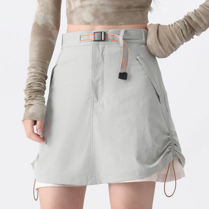 Women's Stretch Hiking Shorts Skirt | Lightweight Anti-Exposure Culottes – Wellness-Whirl