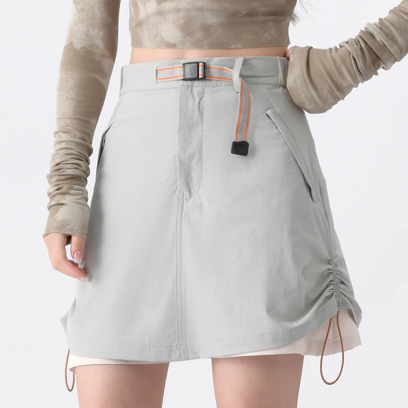Women's Stretch Hiking Shorts Skirt | Lightweight Anti-Exposure Culottes – Wellness-Whirl