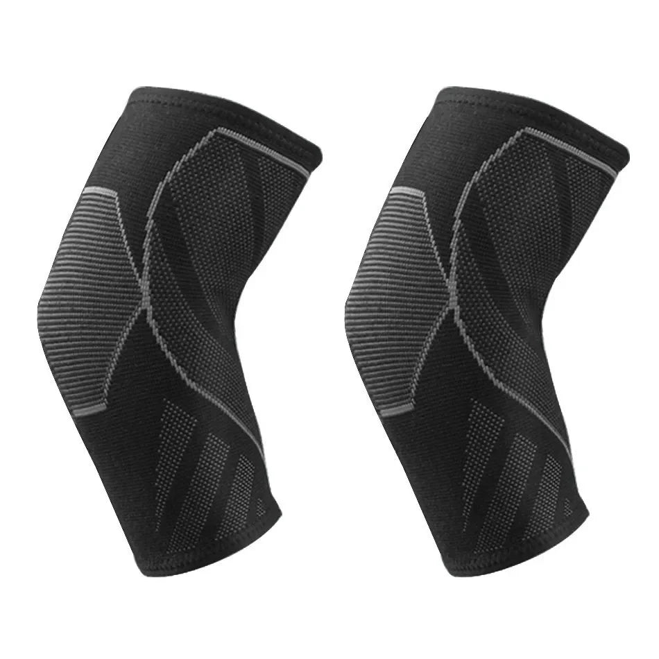 2 PCS Compression Elbow Support Pads Elastic Brace for Men Women Basketball Volleyball Fitness Protector Arm Sleeves