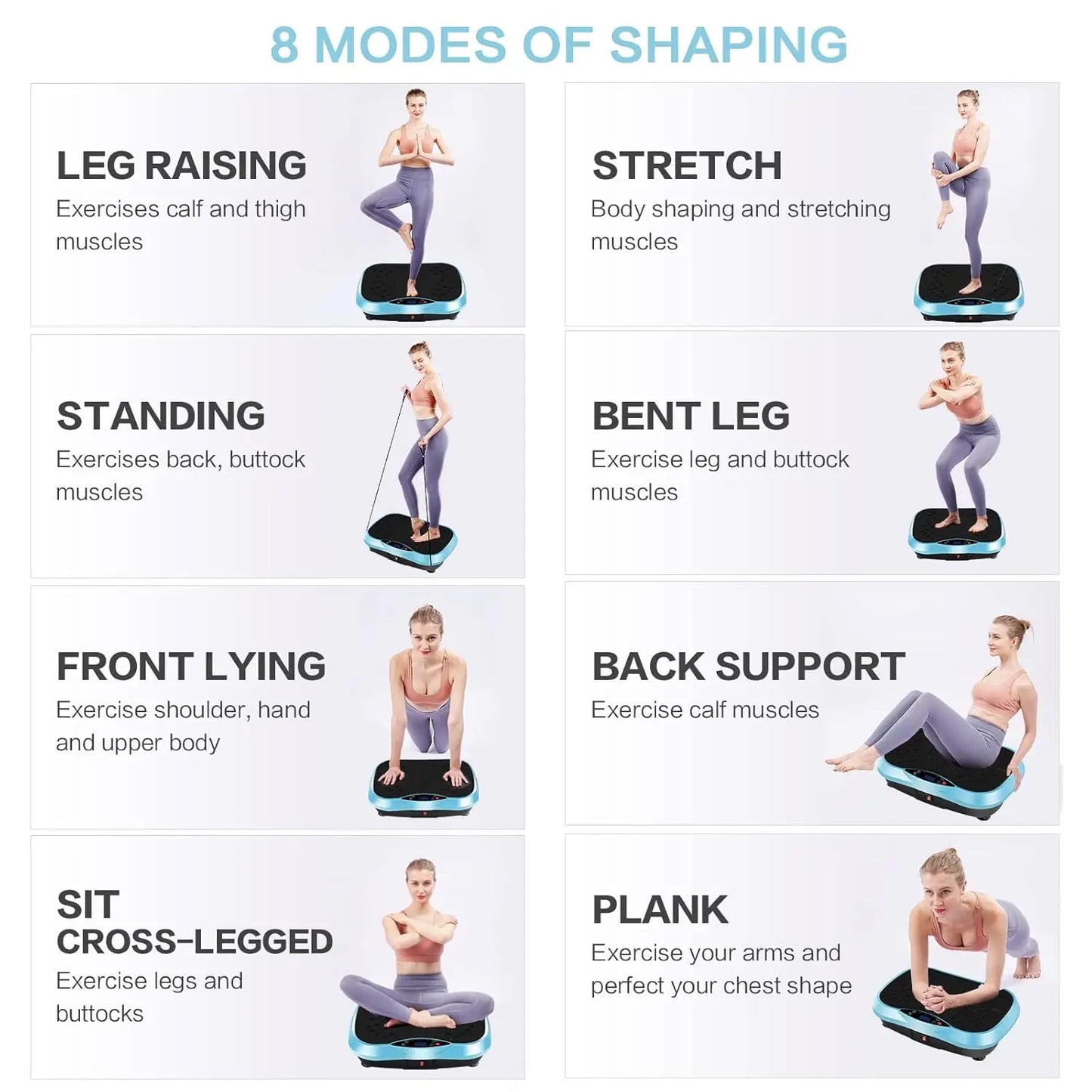 Slimming Vibration Plate | Fitness & Body Shape Exercise Machine