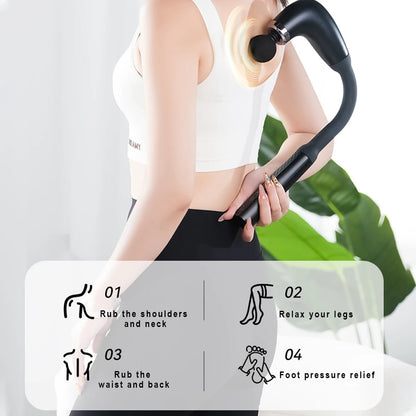 Rechargeable Handheld Massage Gun | 9 Modes & Intensity Levels