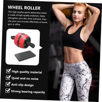 Rebound Ab Roller with Knee Mat | Home Gym Core & Abs Strength Trainer – Wellness-Whirl
