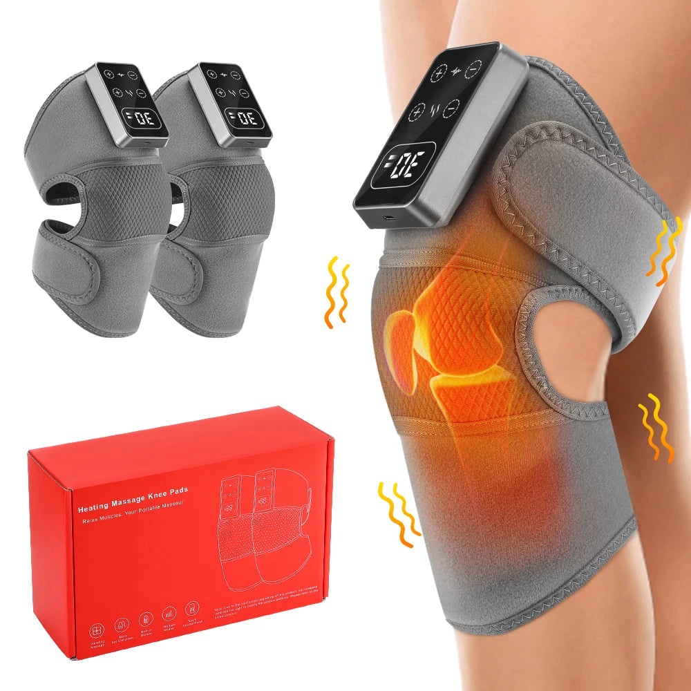 Electric Heating Knee & Shoulder Massager | Joint Pain Relief