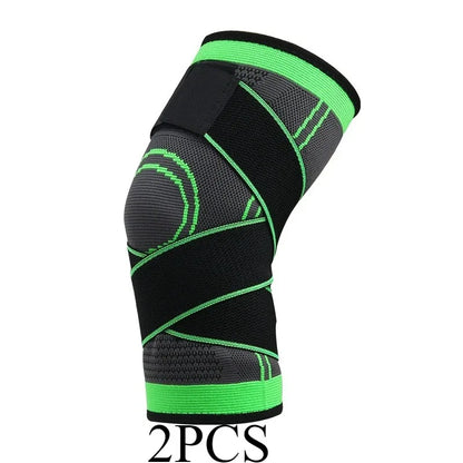 Athletic Knee Support Straps (2-Pack) | Warmth-Retaining Braces for Running & Sports – Wellness-Whirl