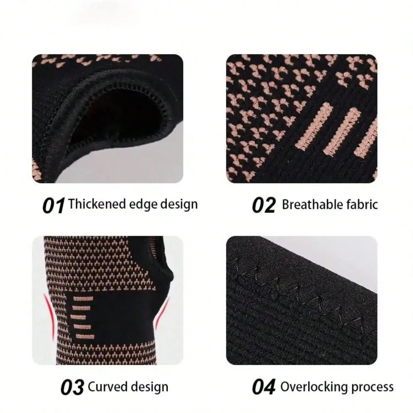 Sports Wrist Compression Sleeve, 2 Counts Breathable Wristband For Men & Women, Sports Accessories For Home Gym Workout, Wrist Wraps, Breathable Brace