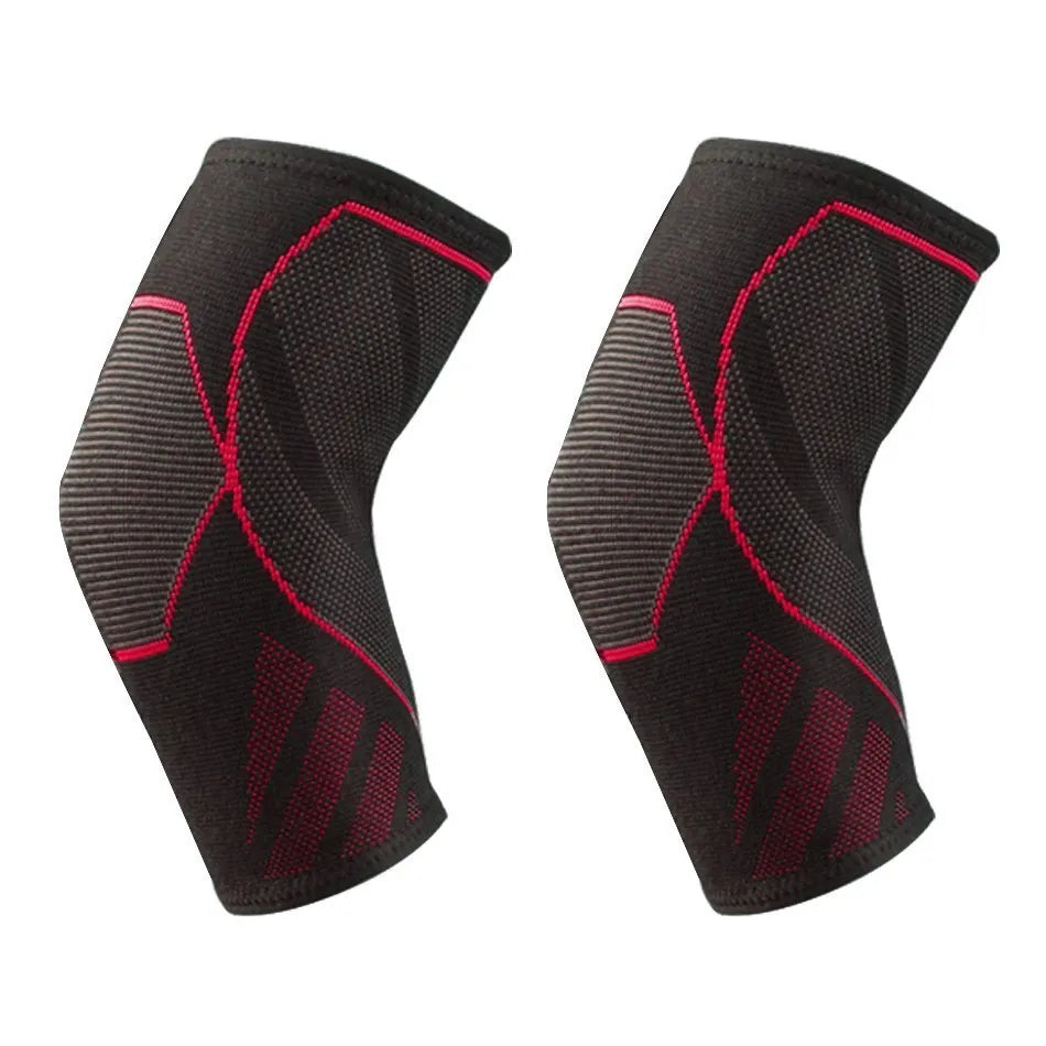 2 PCS Compression Elbow Support Pads Elastic Brace for Men Women Basketball Volleyball Fitness Protector Arm Sleeves
