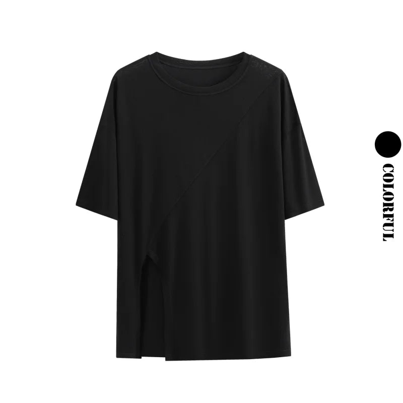Women's Loose Fit Yoga & Running Tee | Breathable Side-Slit Athletic Top – Wellness-Whirl