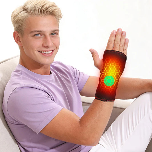 Heated Wrist Vibration Pad | 3 Heat Levels | For Daily Comfort & Relaxation