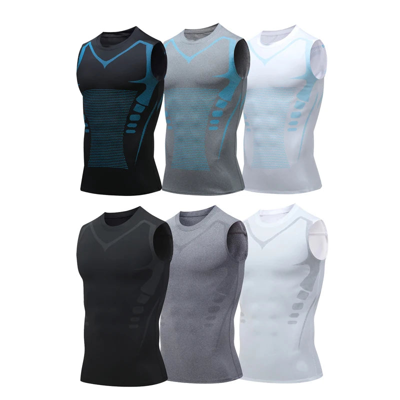 Men's Compression Gym Tracksuit | Long Sleeve Fitness Sportswear – Wellness-Whirl