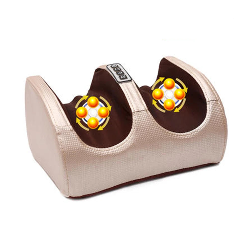 Electric Foot Massager with Heat | Shiatsu Kneading Compression Roller – Wellness-Whirl