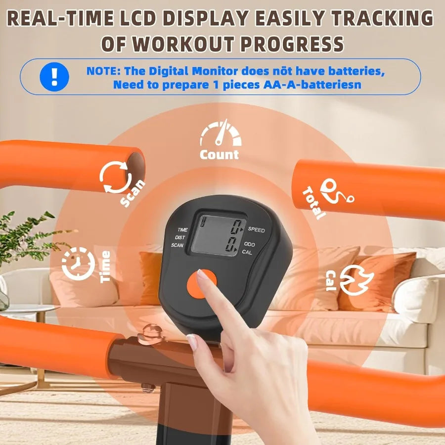 Stair Stepper for Home Folding Vertical Climber Workout Machine for FullBody Exercise Stair Stepper with Stable Frame Adjustabl