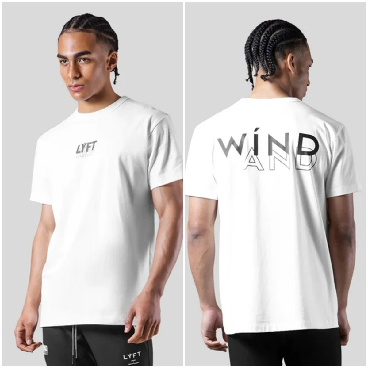 Men's Cotton Gym T-Shirt | Fitness Bodybuilding Tee